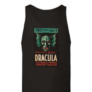 DRACULA The World Famous Vampire Thriller 1928 Tank Top - Vintage Horror Tank Tops