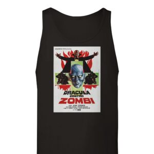 Dracula Contro Zombi 1977 Movie Poster Tank Top - Vintage Horror Tank Tops