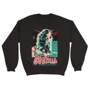 Godzilla 1954 Movie Poster Sweatshirt - Vintage Horror Sweatshirts