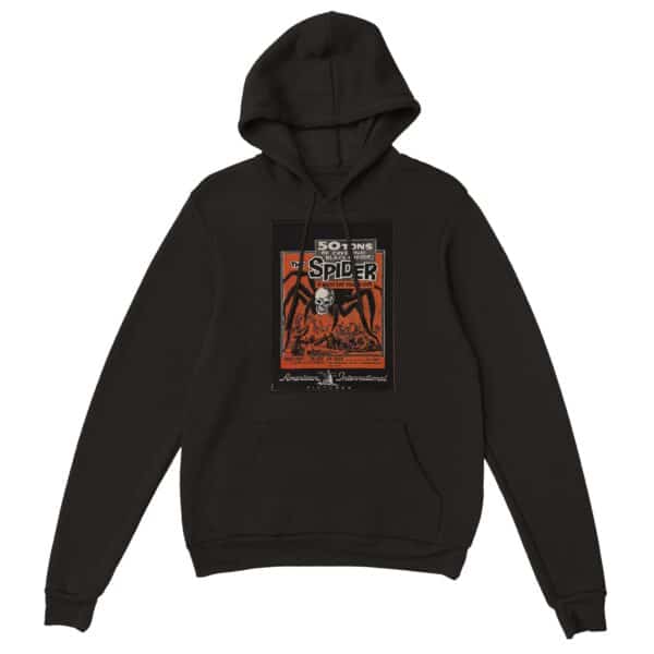 The Spider 1958 Movie Poster Pullover Hoodie - Vintage Horror Pullover Hoodies