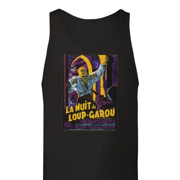 'La Nuit du Loup-Garou 1961 Movie Poster Tank Top - Vintage Horror Tank tops